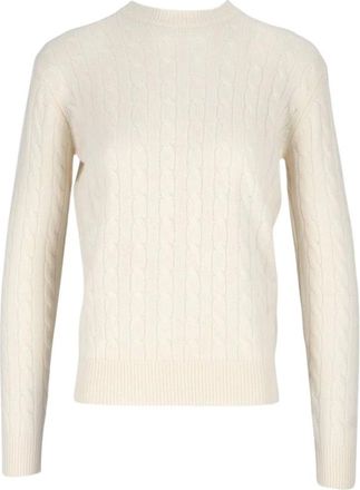 MC2 Saint Barth Ronde hals gebreid - Dames - Truien - Wit - Maat: XS