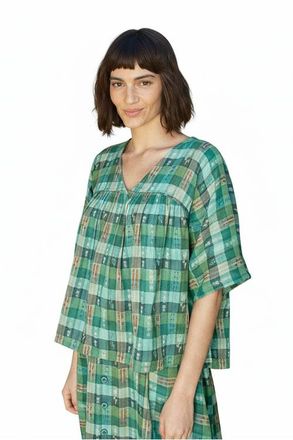 Ace & Jig Maura Reversible V-Neck Top in Garden at Nordstrom, Size 3X-Large