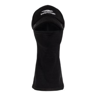 Balenciaga Accessoires, Heren, Zwart, S, Katoen, Cap met Balaclava