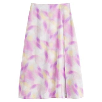 La Redoute Collections Rok bedrukt met tie and dye motief, midi lengte