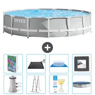 Intex Piscina Prism Frame Redonda - 457x107 Cm - 9-piezas S543