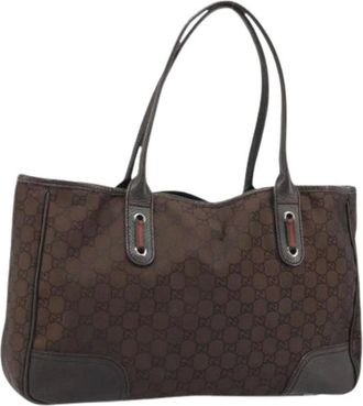 Gucci Pre-owned Tote Bags, female, Brown, Size: ONE SIZE Pre-owned Vintage Tote Bag