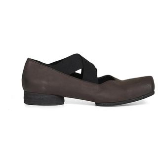 Uma Wang Flats, female, Brown, Size: 9 US Square Toe Ballet Flats