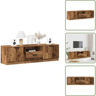 vidaXL Mobile per TV - vidaXL Mobile Porta TV in Legno Vecchio 140x35x40 cm in Truciolato - Armadio in truciolato
