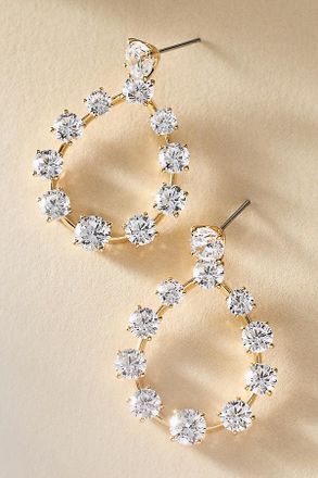 Nadri Halle Cubic Zirconia Teardrop Earrings