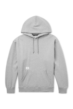 Wtaps Aon Logo-Appliquéd Cotton-Jersey Hoodie