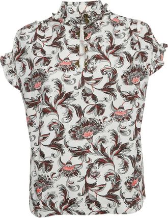 Louis Vuitton floral-print top - women - Cotton - M - White