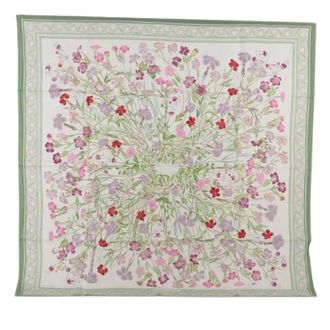 Herm&egrave;s Pre-owned Scarves, female, Multicolor, Size: ONE SIZE Pre-owned Silk Scarf