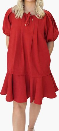 Entro Madison Mini Dress In Red