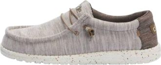 Hey Dude Mens Wally Stretch Slip On Shoes In Limestone