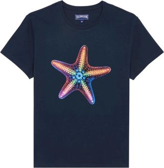 Vilebrequin Hombre, Camisetas, Azul, Talla: 3XL