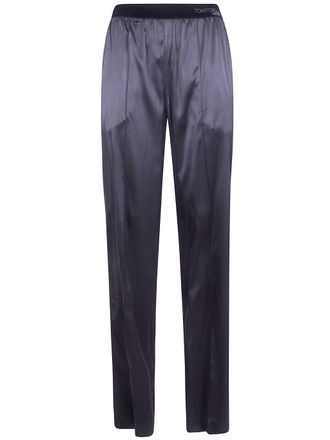 Tom Ford Stretch Silk Satin Pj Pants