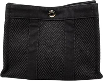 Herm&egrave;s Pre-owned Clutches, female, Black, Size: ONE SIZE Pre-owned Fourre Tout Pouch