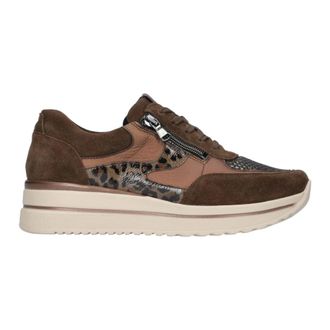 Waldl&auml;ufer Schoenen, Dames, Bruin, 41 1/2 EU, Leer, K-Luana Sneaker