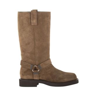 Brunello Cucinelli Stivali in Camoscio - - Shoes - Donna - Beige - 40 EU