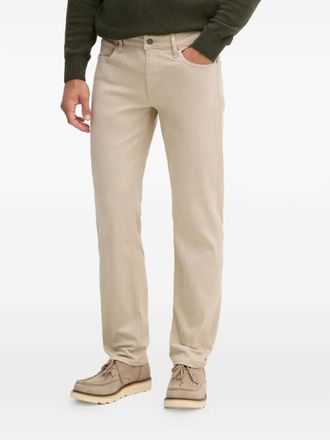 Guess Co logo-patch chinos - Neutrals