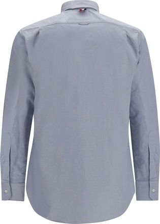 Thom Browne Mens Cotton Shirt Light Blue