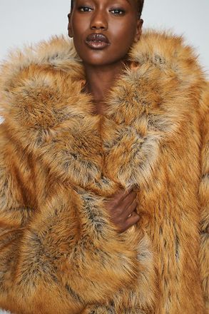Azalea Wang Elizabeth Faux Fur Coat Jacket