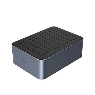 OEM Estaci&oacute;n De Acoplamiento Orico 6646c3-c Para 4 Discos Con Funci&oacute;n De Clonaci&oacute;n Sin Conexi&oacute;n, Compatible Con Hdd/ssd Sata De 2,5/3,5 - Gris