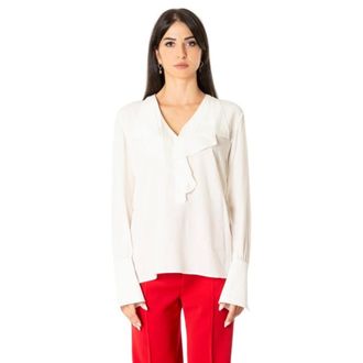 Max Mara Dames, Blouses & Shirts, Wit, Maat: M Zijde