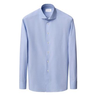 Eton End on End Breeze Poplin Shirt - male - Eton - Formal Shirts - Blue - 3XL - Shirts