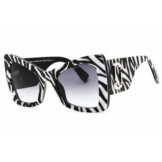 Marc Jacobs Grey Azure Gradient Butterfly Ladies Sunglasses MARC 761/S 003K/GB 52