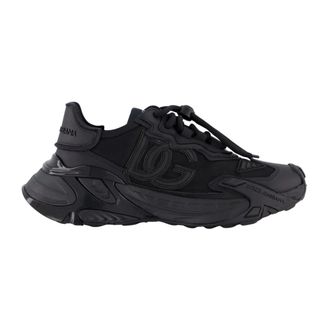 Dolce & Gabbana Sneakers, female, Black, 6 UK, Fast Low-Top Trainers for Women