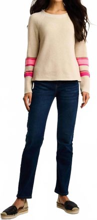 Lisa Todd Sun Shaker Cotton Sweater In Almond