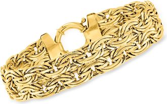 Ross-Simons 10kt Yellow Gold Oval-Link Bracelet