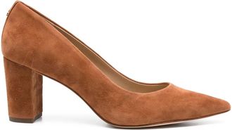 Lauren Ralph Lauren 70 mm Lanette suède pumps met puntige neus - Bruin