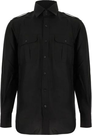Tom Ford Camicia con tasche - Nero