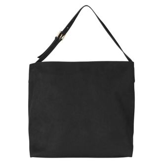 Themoir&egrave; Zoe Sac Suede Effect - Dames - Tassen - Zwart - Maat: ONE Size Su&egrave;de