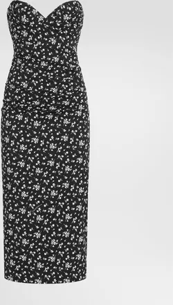Dolce & Gabbana Floral-print Charmeuse Dress - Woman Dresses Multicolor 36