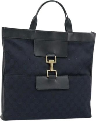 Gucci Pre-owned Tote Bags, female, Black, Size: ONE SIZE Pre-owned Vintage Tote Bag