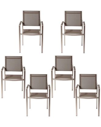 Pangea Home Set Of 6 David Dining Chars