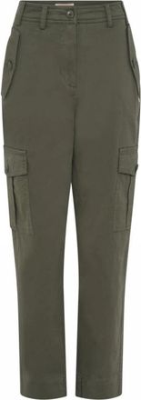 Gustav Broeken - Dames - Straight fit broeken - Groen - 3XL - Broeken