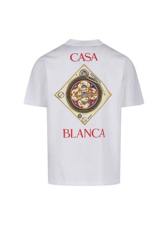 Casablanca Mens T-Shirts And Polos White Organic Cotton