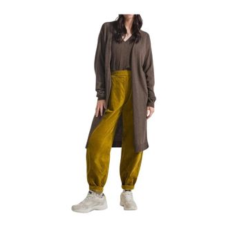 Deha Cardigans, female, Brown, Size: L Long Mixed Cashmere Cardigan