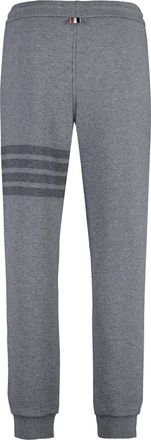 Thom Browne Mens Virgin Wool Track Pants Grey Elastane