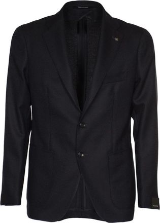 Tagliatore Blazer - Heren - Blazers - Zwart - L - Wol - Jassen