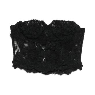 Ermanno Scervino Tops, Dames, Zwart, S, Top met Borduurwerk