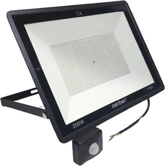 Trade Shop Trade Shop Traesio - Trade Shop - Faro Led Da Esterno Con Sensore Crepuscolare 200 W Luce Fredda Con Staffa G6200