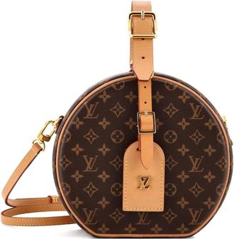 Louis Vuitton Petite Boite Chapeau Bag Monogram Canvas crossbody bag - Bruin