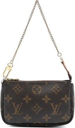 Louis Vuitton Pre-owned Mini Bags, female, Brown, Size: ONE SIZE Pre-owned Canvas Mini Bag