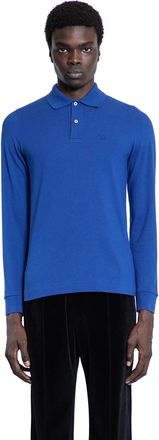 Valentino VLogo Long Sleeve Polo Shirt