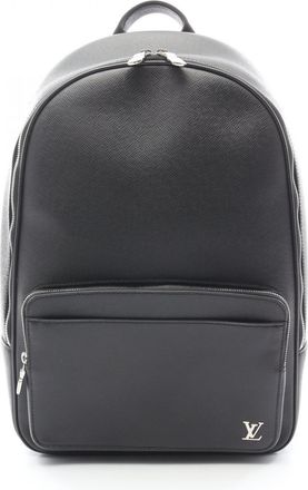 Louis Vuitton Black Noir Taiga Leather Backpack (Pre-Owned)