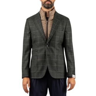 Paoloni Blazer - - Jackets - Uomo - Verde - S