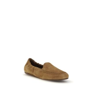 Churchs Womens Brown Calf Leather Bos Taurus Slip-On Loafers