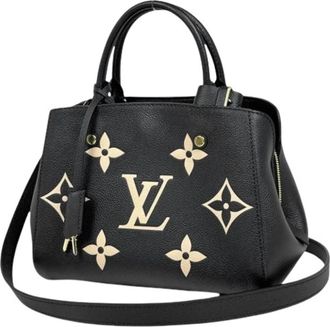 Louis Vuitton Pre-owned Vintage Monogram Empreinte Handbag - Dames - Vintage Handtas - Zwart - ONE Size - Leer - Vintage