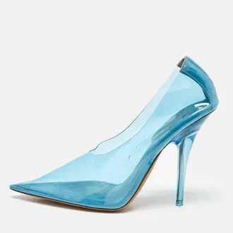 Yeezy by Kanye West Yeezy Blue Pvc Toe Season 7 Pointed Pumps